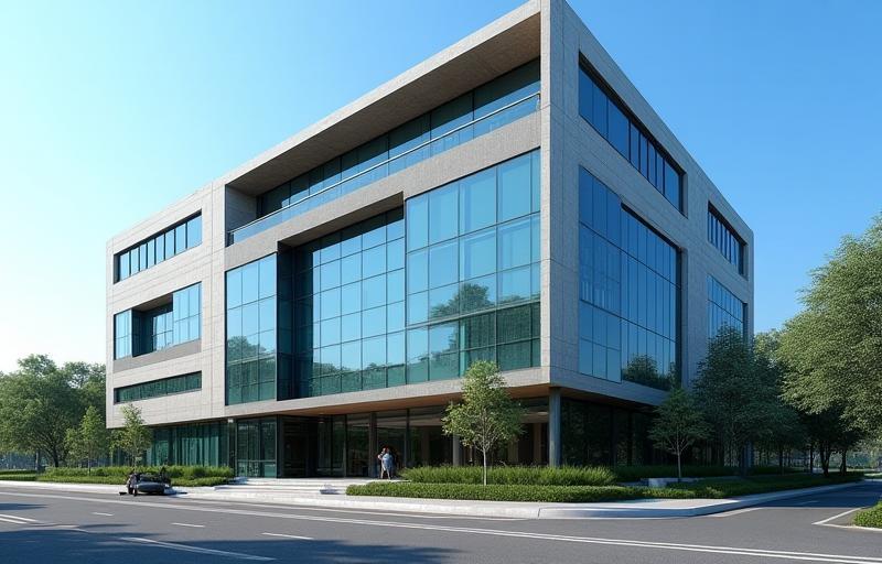 Exterior view of Navbharat Samachar Ventures office building in Mumbai