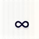 Infinity symbol icon representing unlimited access